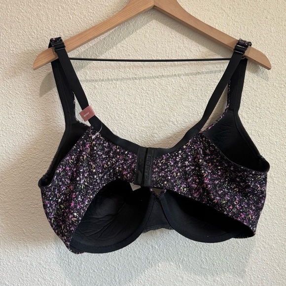 NWOT Cacique 44DDD Lane Bryant Extra Soft Lightly Lined Full Coverage Bra Floral - Picture 7 of 7